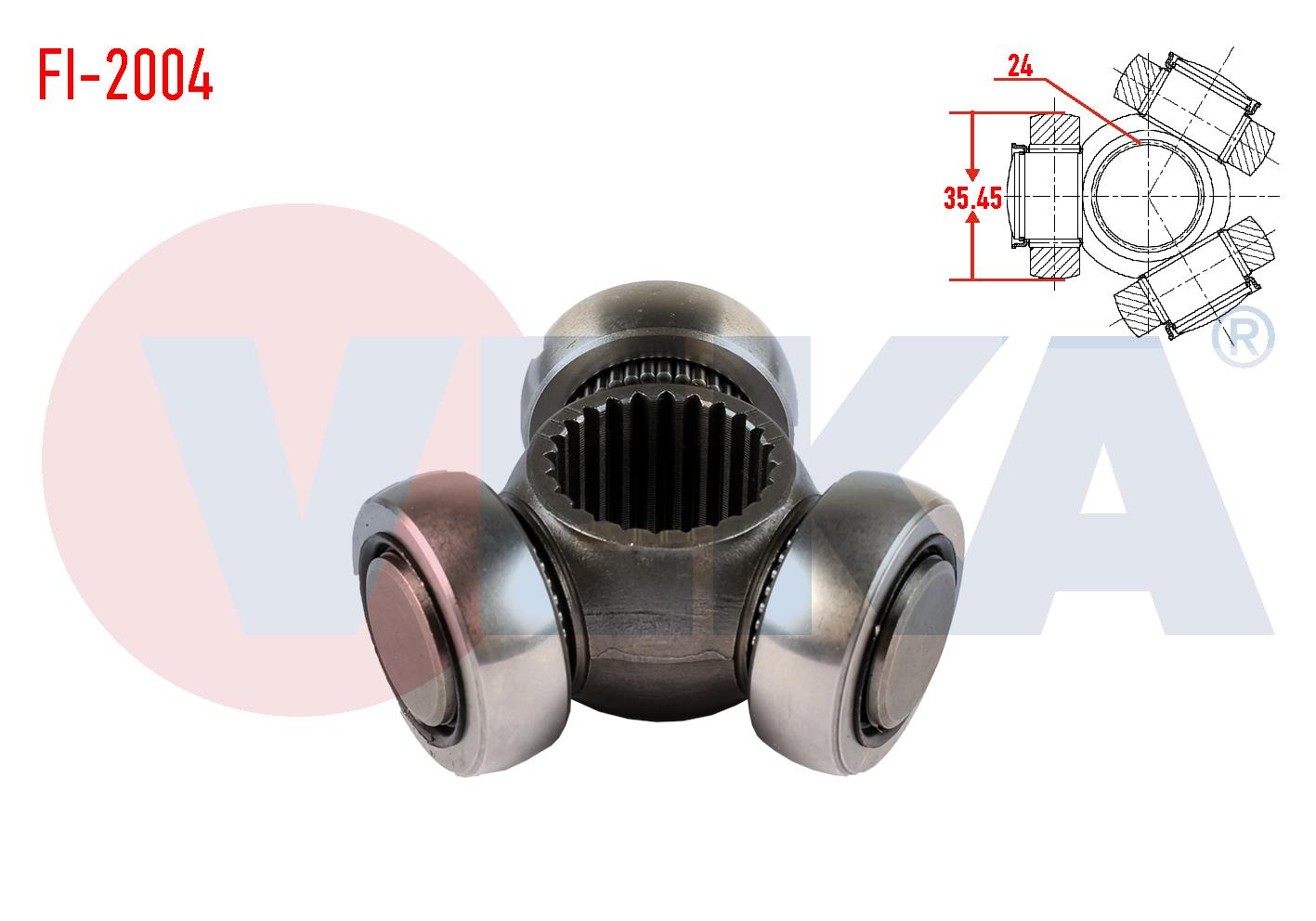 AKS MAFSALI SOL-SAG ON 35,45X24 FIAT DOBLO 1.3 MJT - 1.9 JTD 2001-2010 / PUNTO 1.9 JTD 2001-2010 / IDEA 1.3 MJT - 1.9 JTD 2003- / PUNTO 1.9 JTD 2001-2010 / GRANDE PUNTO 1.3 MJT 2005-2012