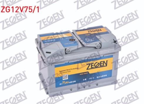 AKU 12V 75 AH ALCAK TIP (278X175X175)
