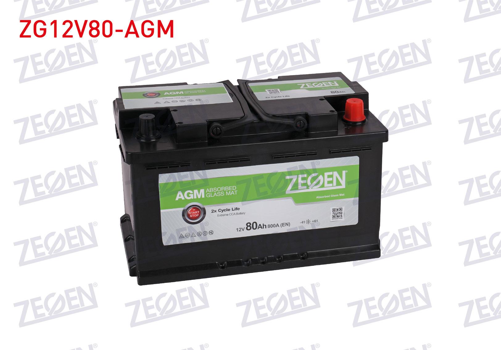 AKU AGM START/STOP L4B 12V 80 AH (313X175X175)