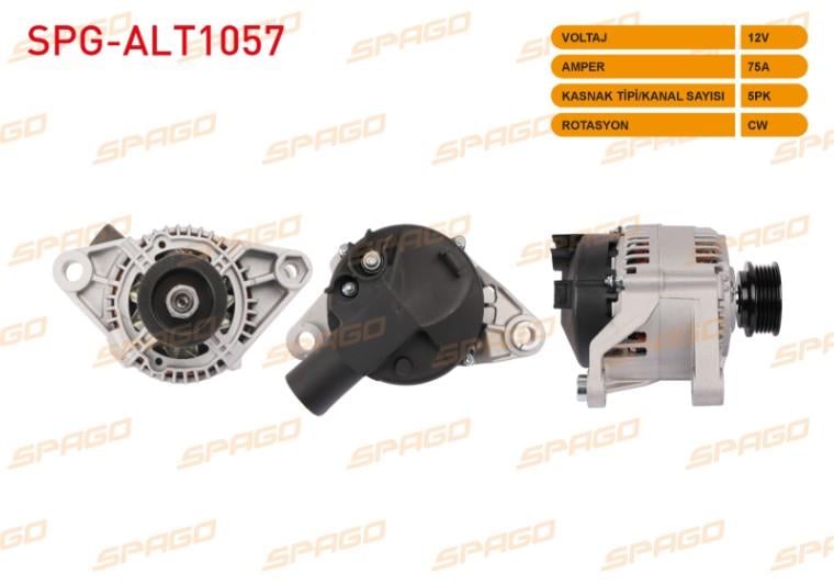 ALTERNATOR 12V/75A 5PK (ALT470) PALIO 1.6 96-02 / DOGAN SLX HIDROLIK DIREKSIYON / BRAVA 1.6 95-01