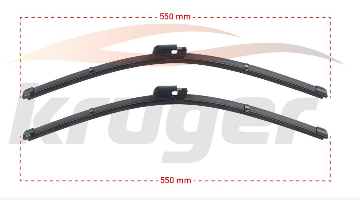 ARAC BAZLI SILECEK SETI 550-550mm AUDI A4 (8E2-B6) / A6 (4B2-C5) / RS4 (8EC-B7) / S4 (8E2-B6) / MERCEDES SERISI C -203 / SERISI CLC -203 / SERISI CLK