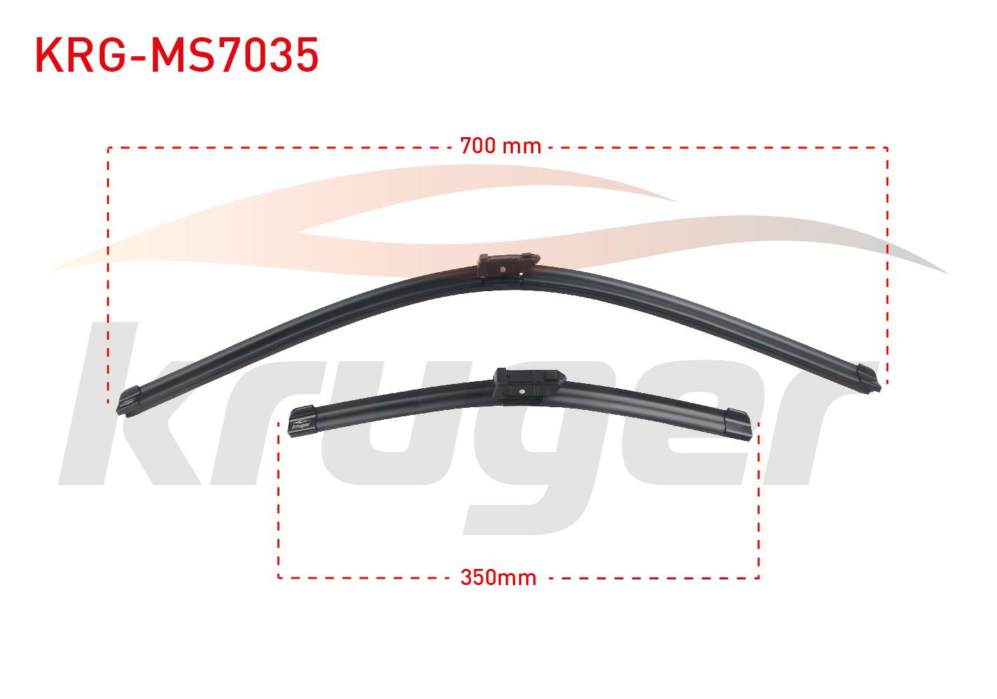 ARAC BAZLI SILECEK SETI 700-350mm FORD FIESTA VIII