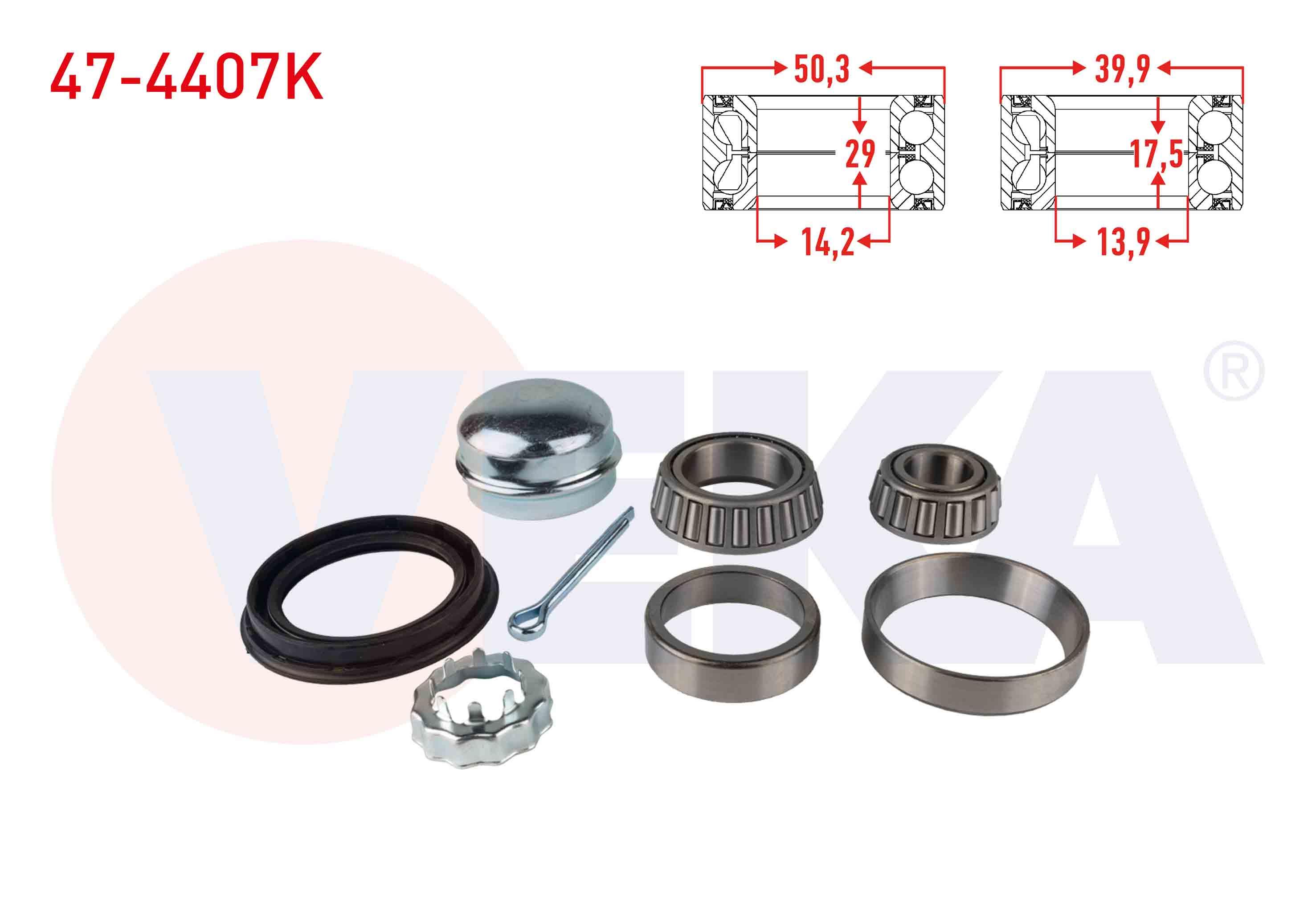 ARKA TEKERLEK RULMAN KITI SOL-SAG POLO 1.6i 1994-1999/CADDY 1.9 TDI 1995-2004/GOLF II-III 1.6i 1983-1999/FAVORIT 136 1.3 1989-1994/CORDOBA 1.6 1999-20
