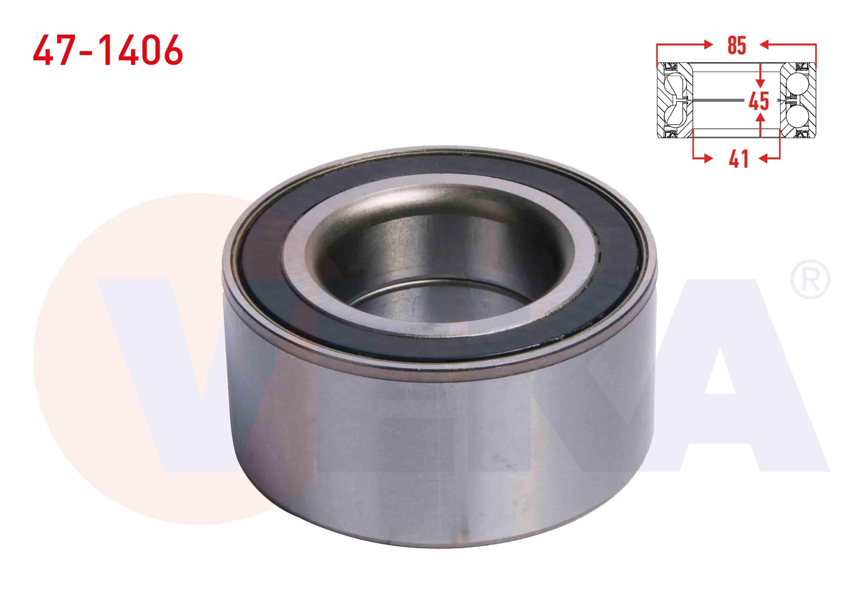 ARKA TEKERLEK RULMANI SOL-SAG ABS OKUYUCULU 45X85X41BMW 3 SERISI (E46) 330 D - 330 Ci - 330xi- 1998-2005/ 7 SERISI (E38) 740i - 750i 1994-2001/ X3 (E83) 2.0 D - 3.0 D 2004-2010