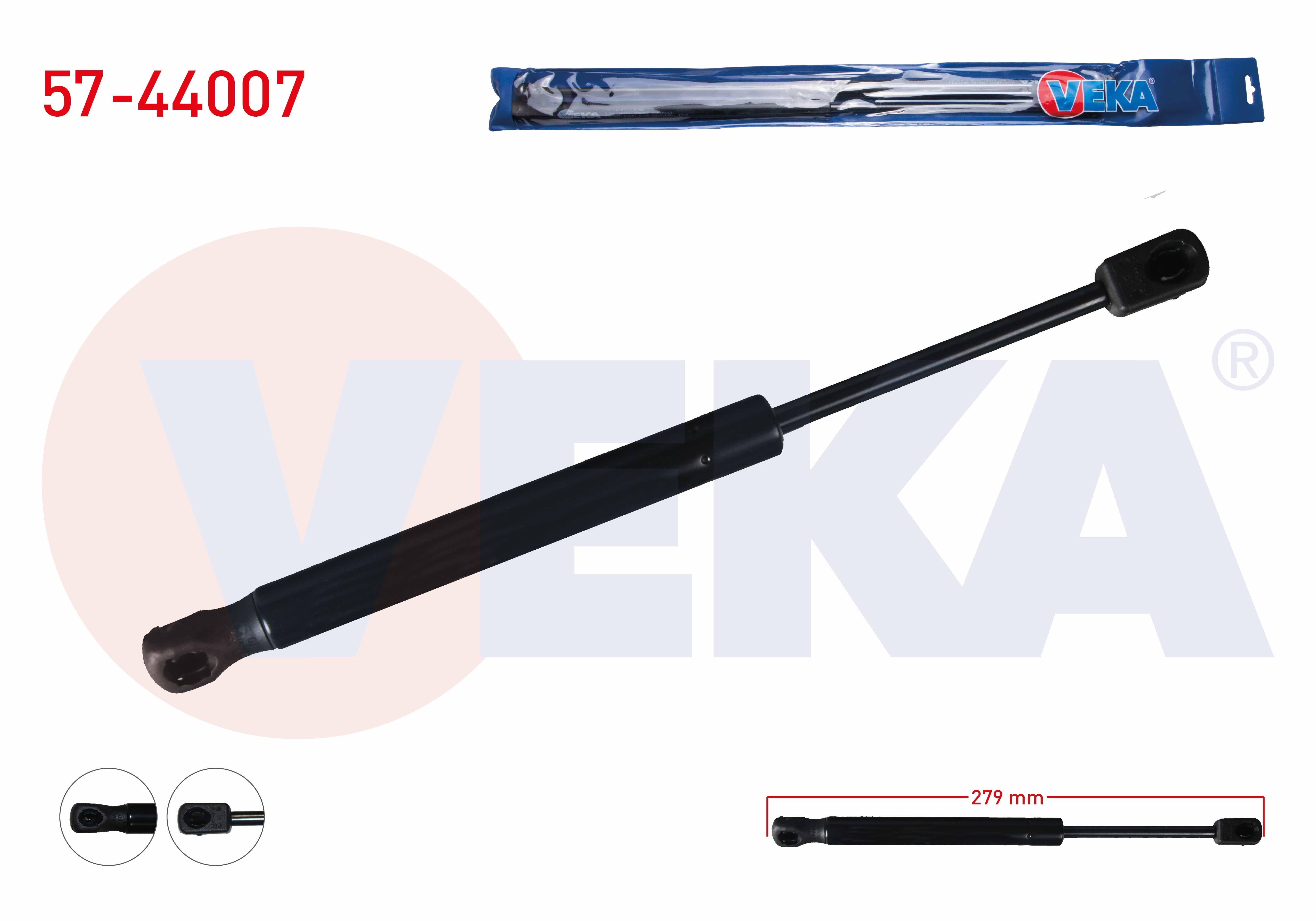 BAGAJ AMORTISORU 279mm/490N VOLKSWAGEN PASSAT (3B2) 4 KAPI 1996-2000 / BORA (1J2) 4 KAPI 1998-2005 / SKODA FABIA (6Y2) 4 KAPI 1999-2007 / AUDI A4