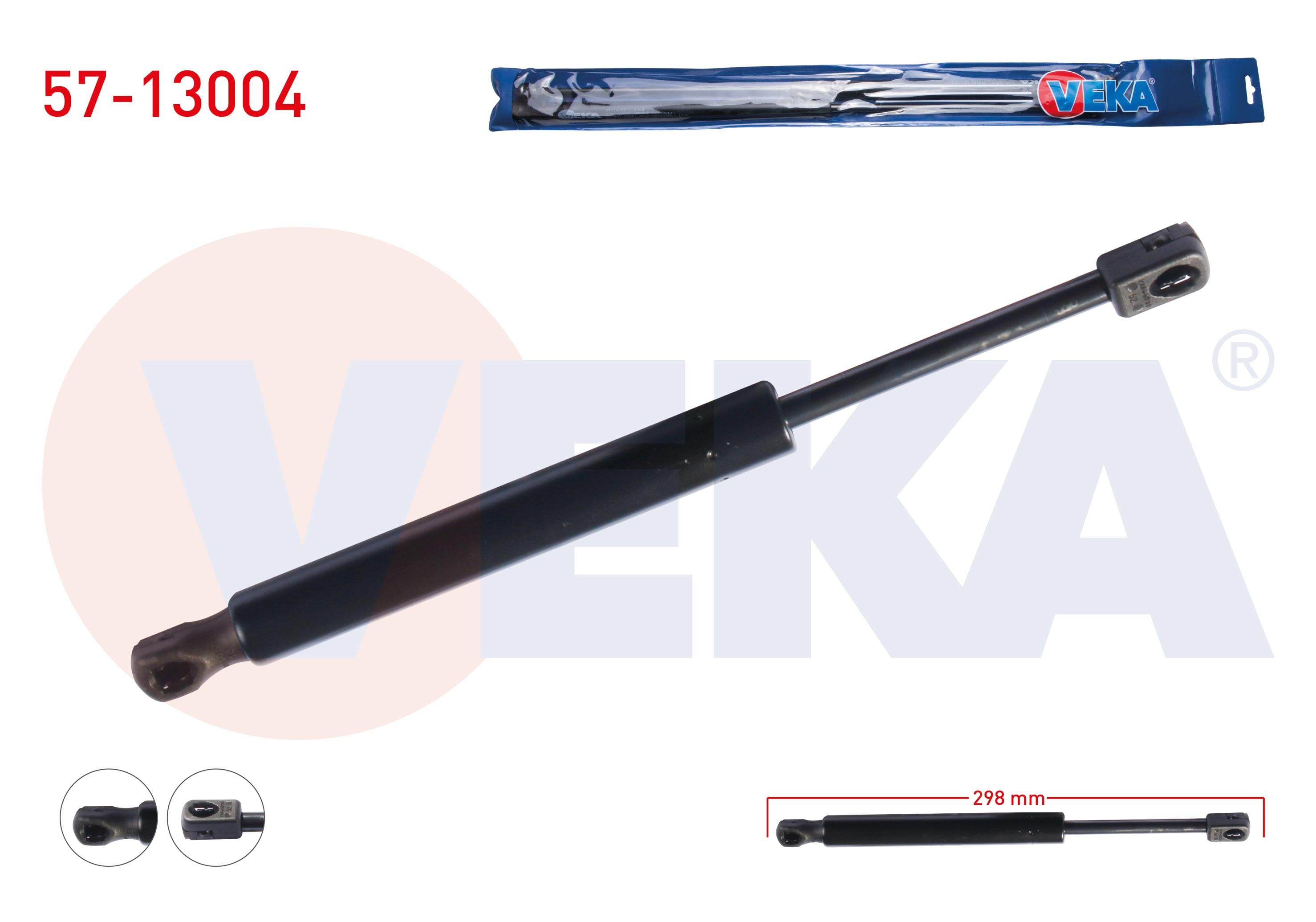 BAGAJ AMORTISORU 298mm/650N AUDI A4 (8E2,B6) 4 KAPI 2000-2004