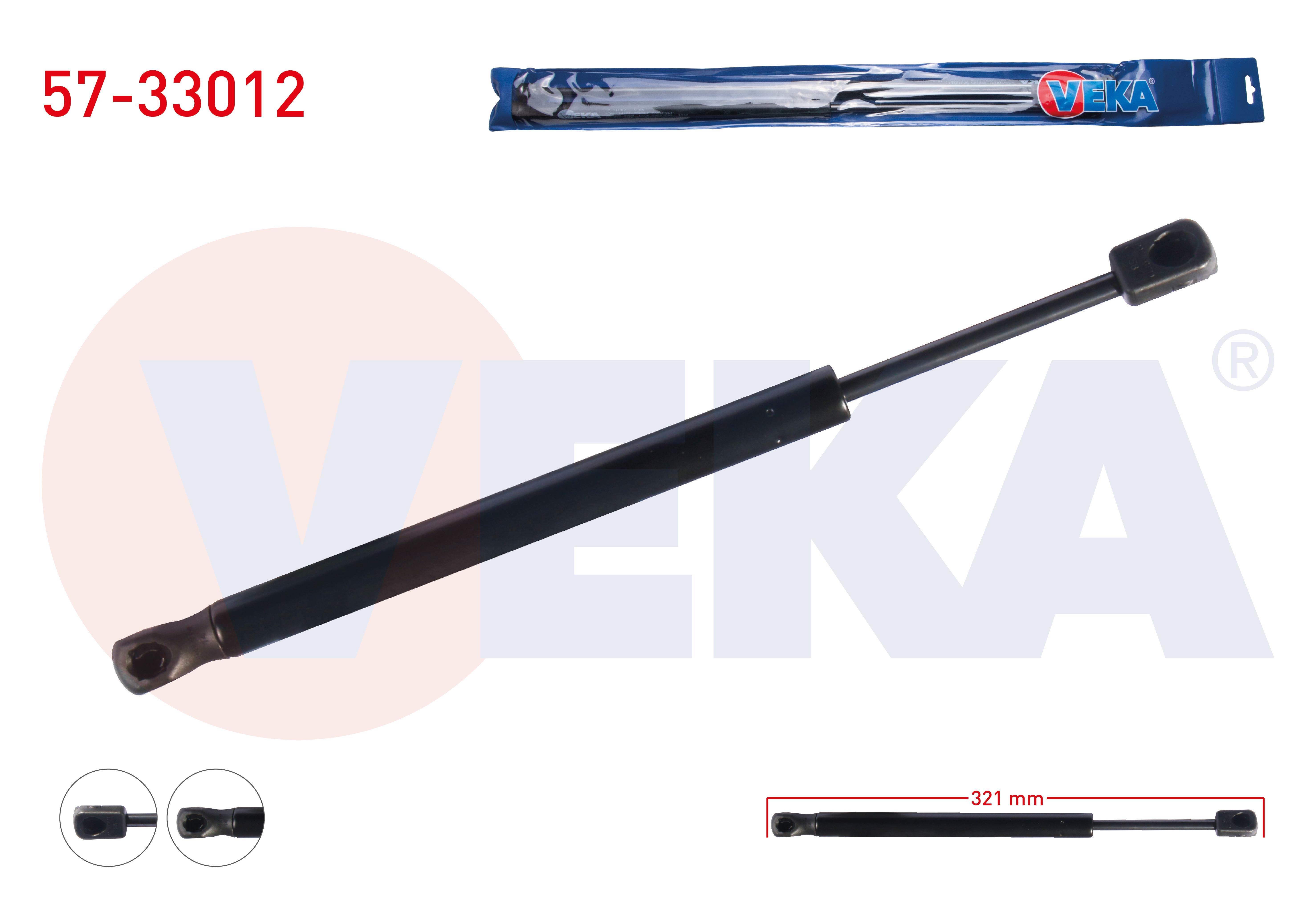 BAGAJ AMORTISORU 321mm/500N PEUGEOT 407 (6D) 2004-2011