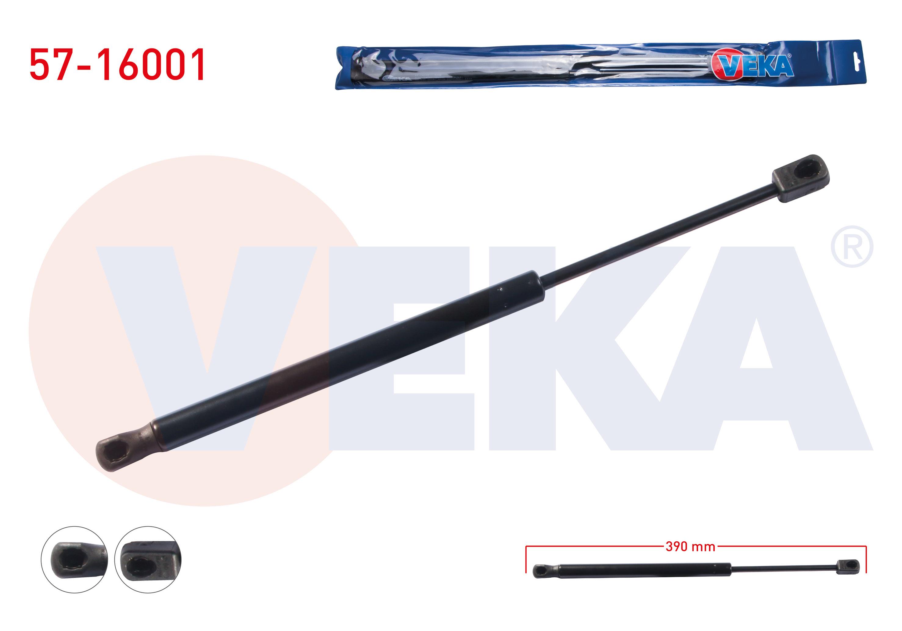 BAGAJ AMORTISORU 390mm/350N CHEVROLET AVEO (T250) 5 KAPI 2006-2011 / KALOS (T200) 5 KAPI 2003-2008