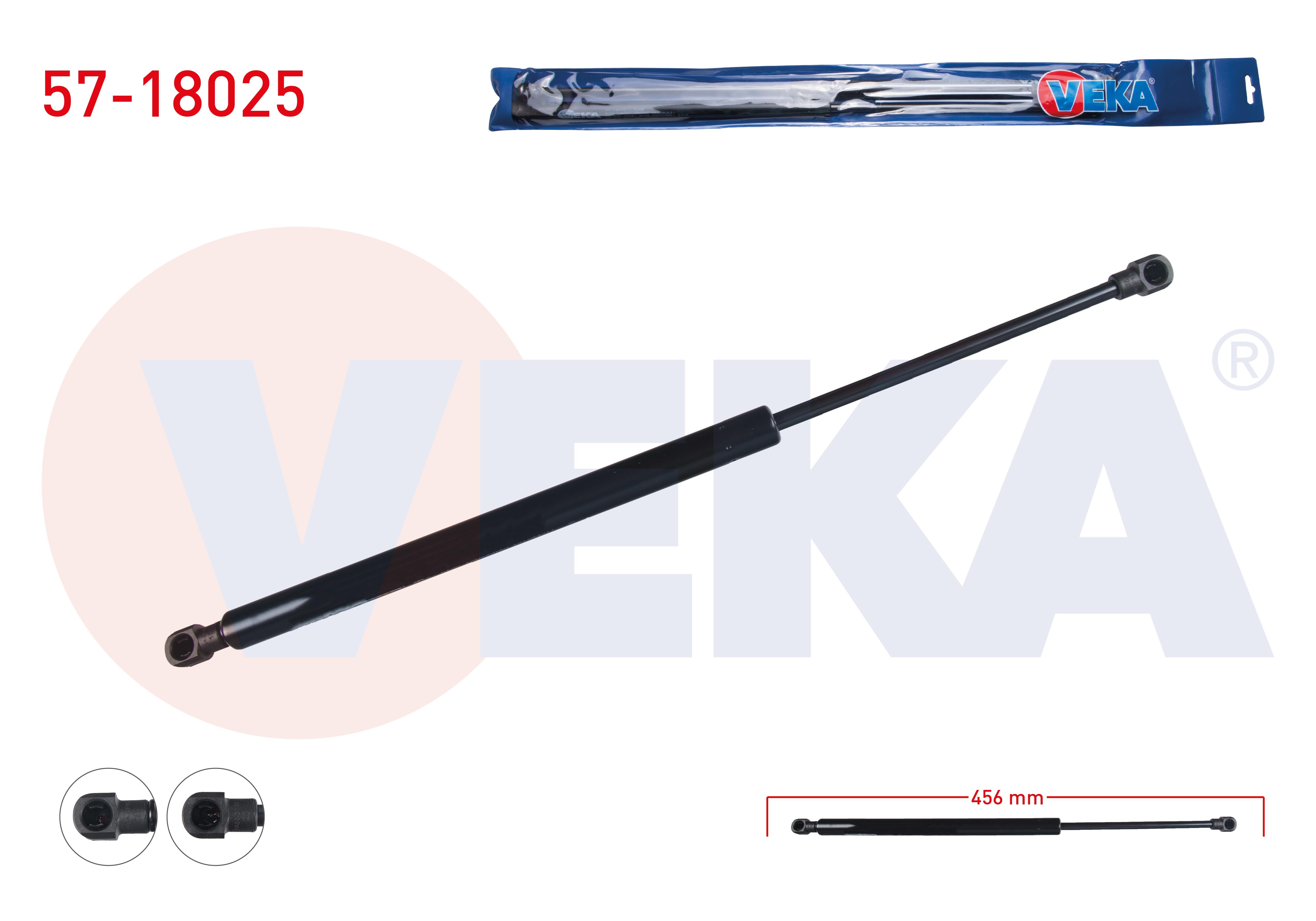 BAGAJ AMORTISORU 456mm/350N FIAT 500 (312_) 2012-
