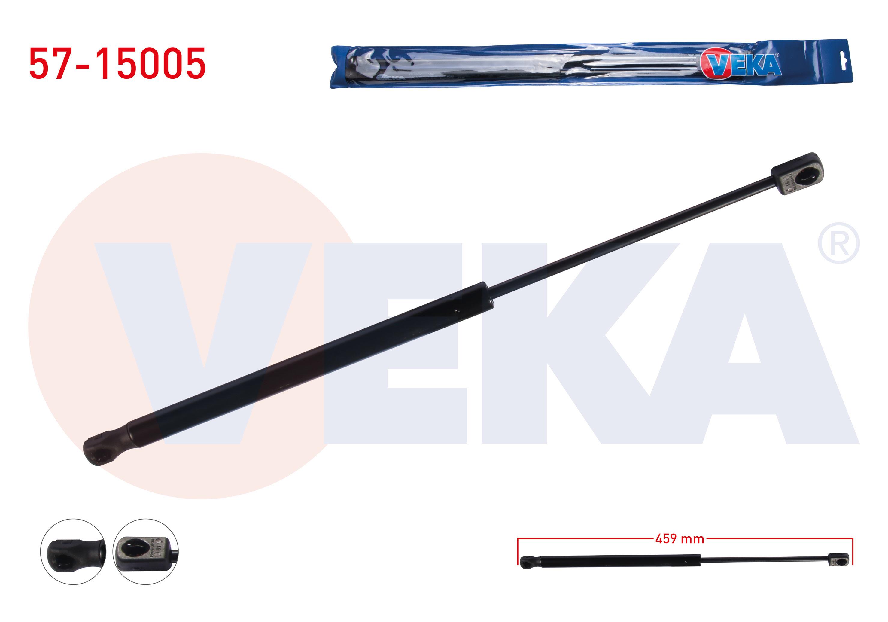 BAGAJ AMORTISORU 459mm/380N CITROEN C2 (JM) 5 KAPI 2003-2009