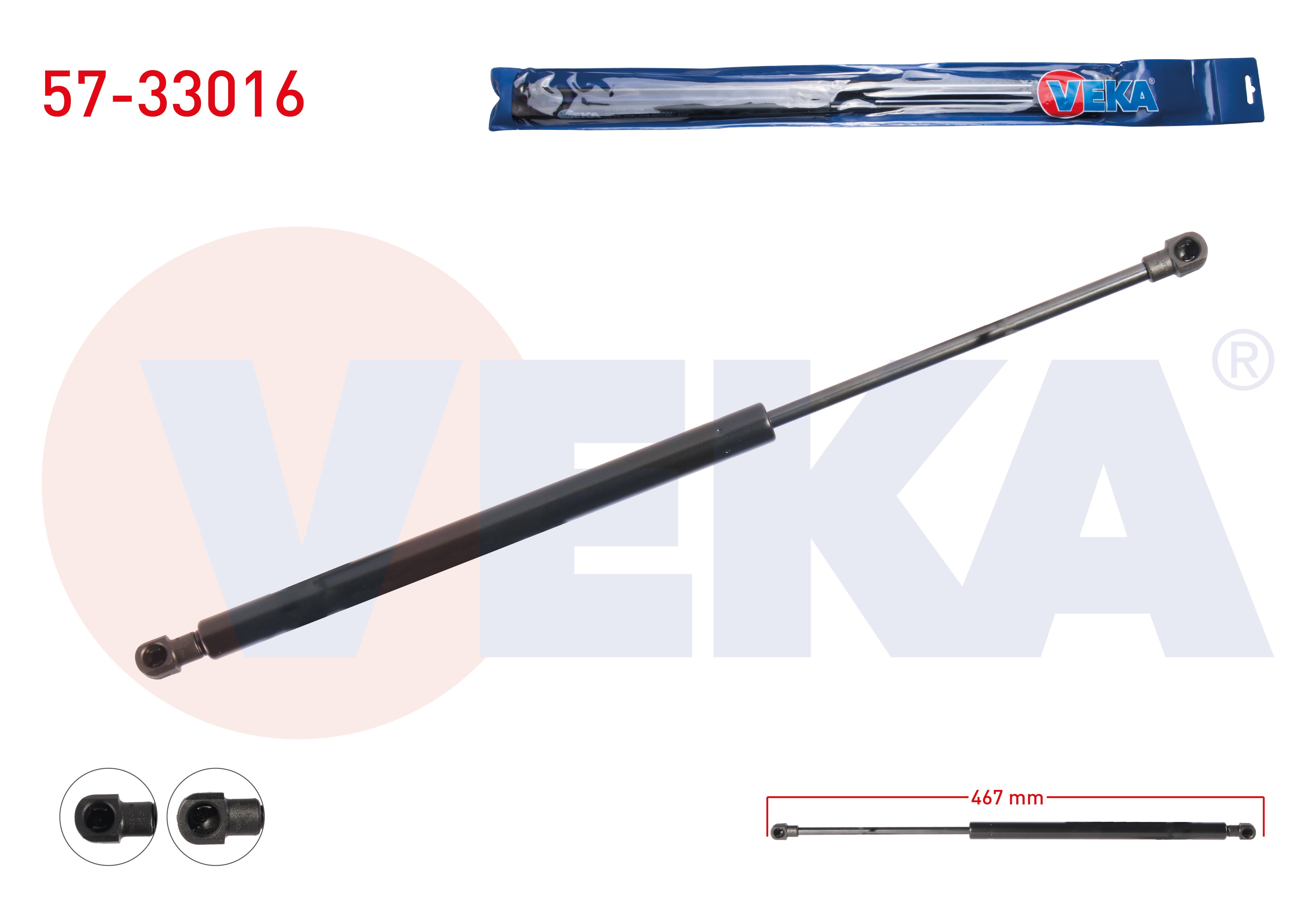BAGAJ AMORTISORU 467mm/435N PEUGEOT 208 2012-