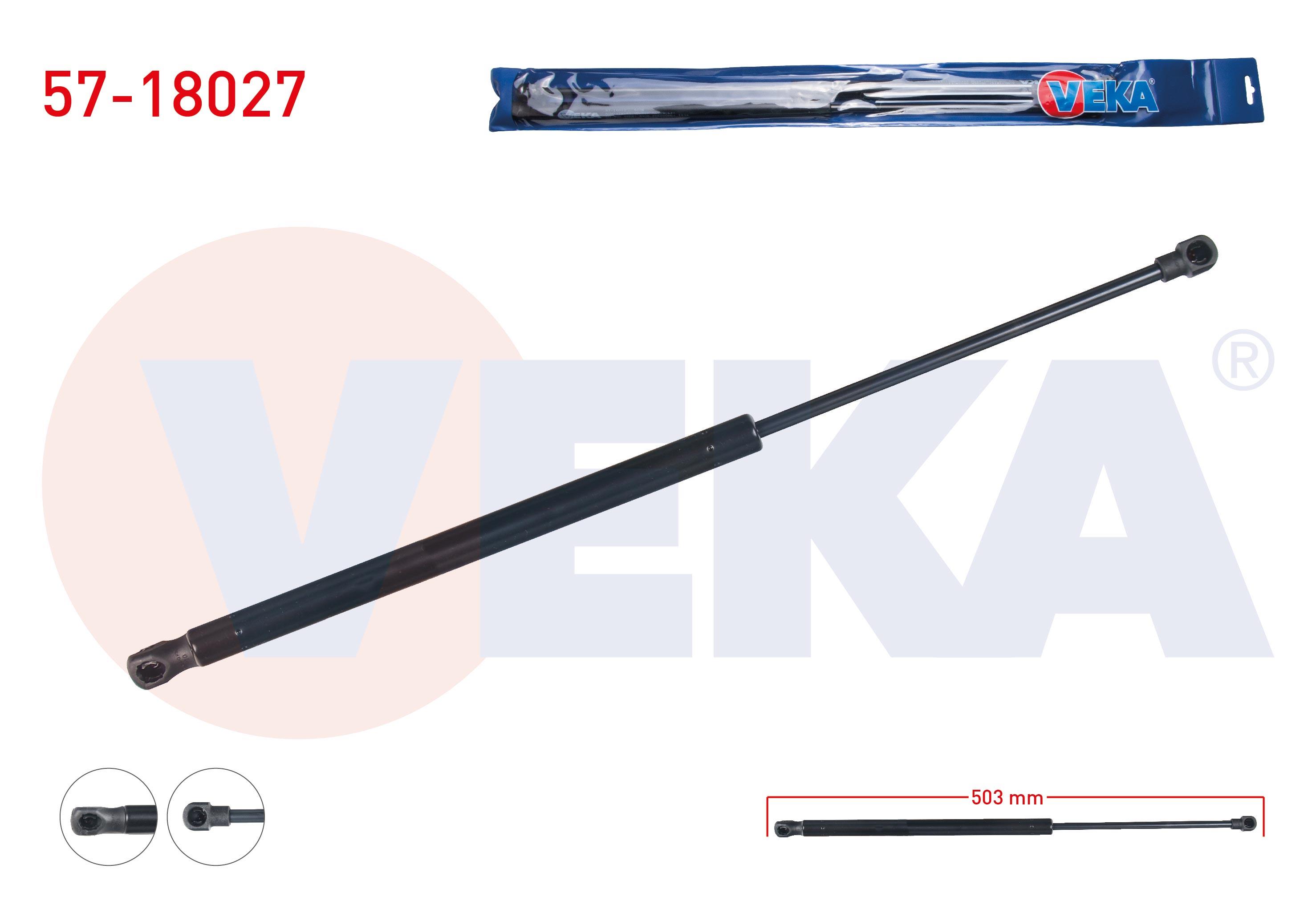 BAGAJ AMORTISORU 503mm/280N FIAT PANDA 2003-2012