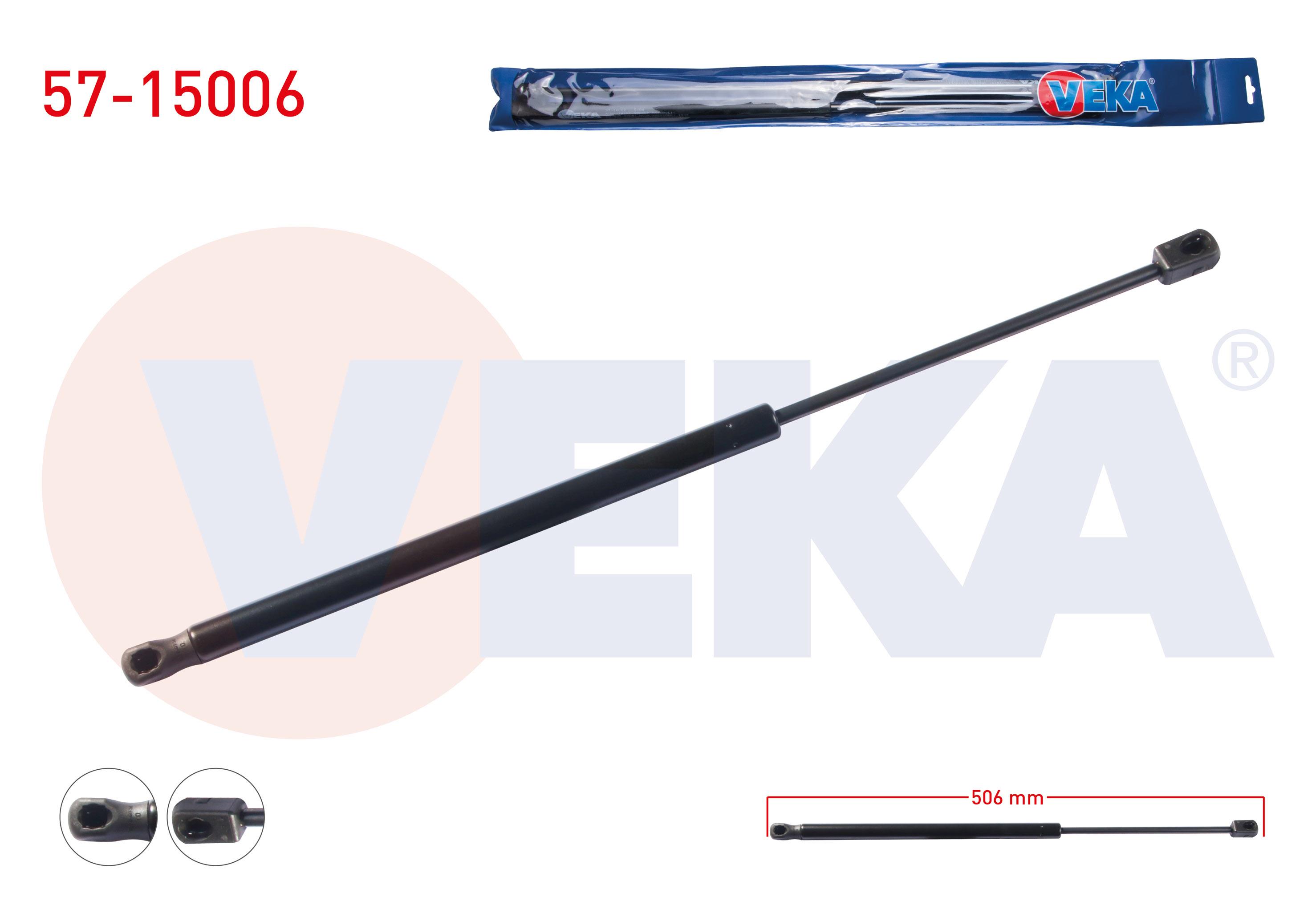 BAGAJ AMORTISORU 506mm/140N CITROEN C5 I (DC) 5 KAPI / STATION WAGON 2001-2004