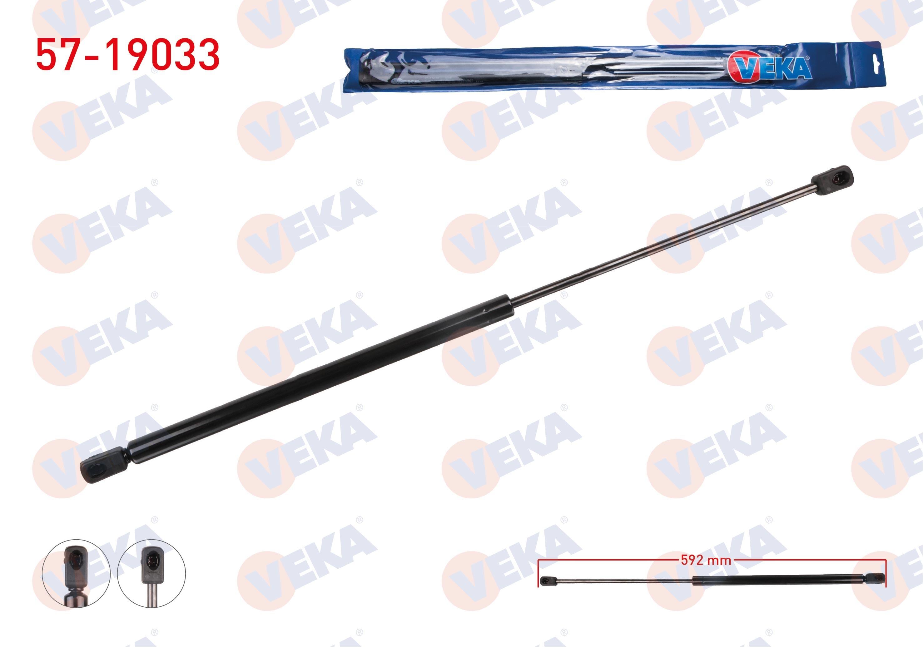BAGAJ AMORTISORU 592mm/735N FORD TOURNEO COURIER (B460) 2014-