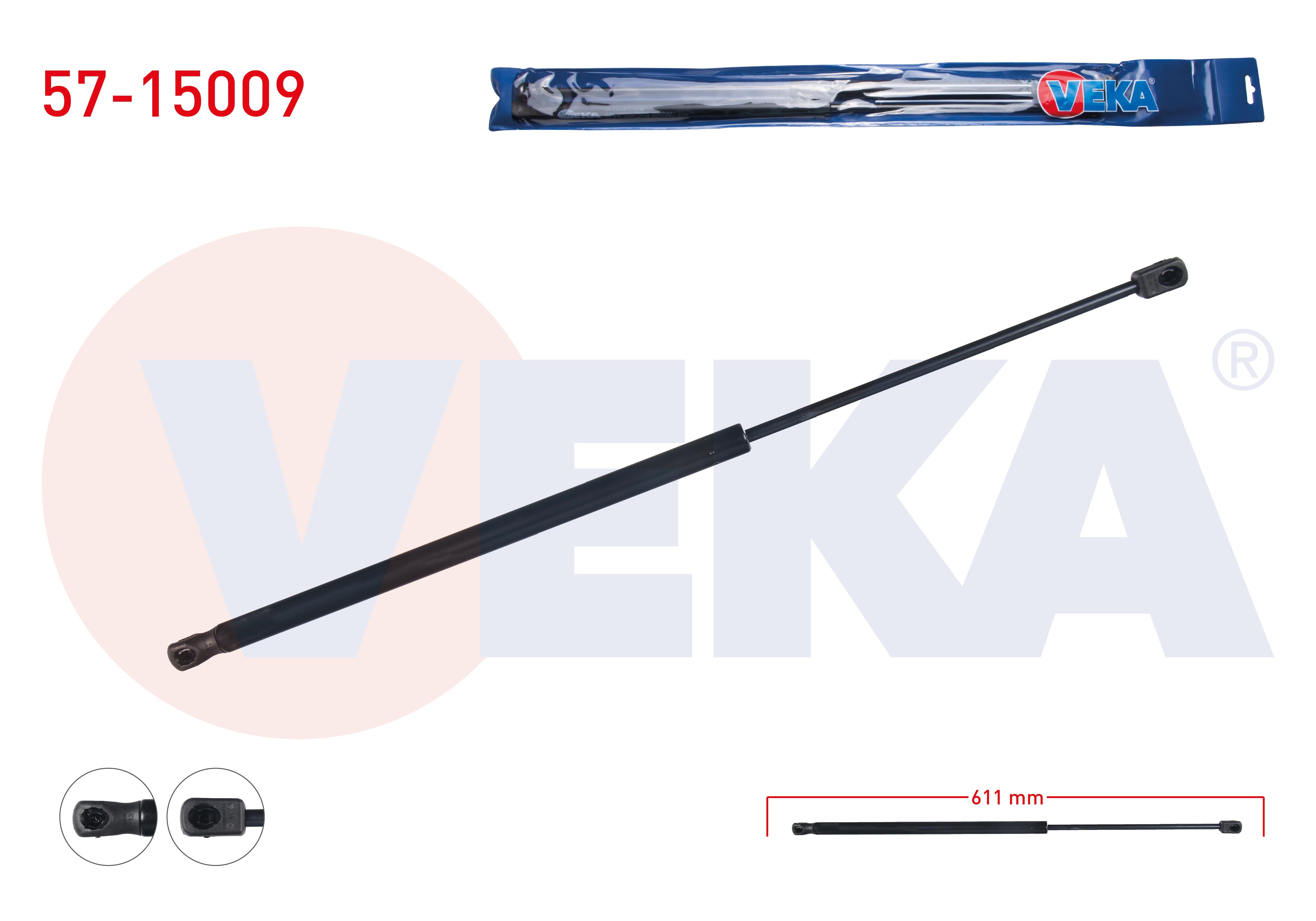 BAGAJ AMORTISORU 611mm/355N CITROEN SAXO 1996-2004