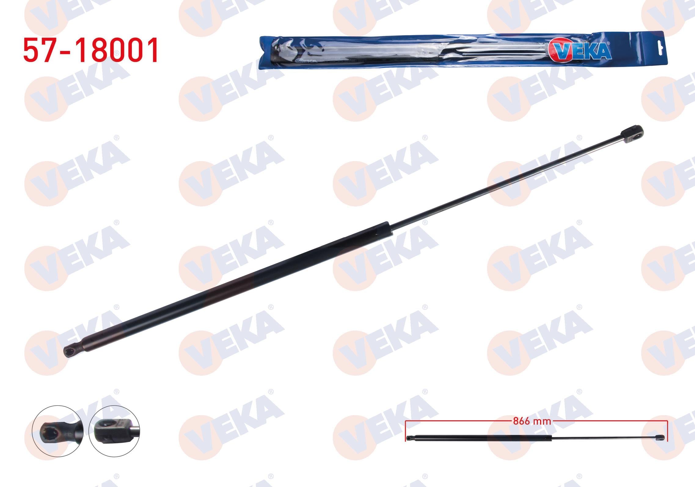 BAGAJ AMORTISORU 866mm/430N FIAT DOBLO (119,123) 2005-2010