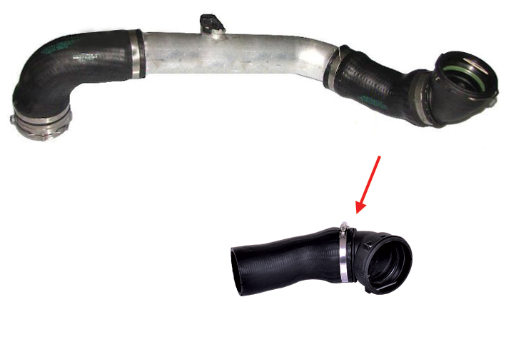 BMW 5.25 / 5.30 / 5.35  E60 / E61  TURBO HORTUMU 11617797697  11617791664