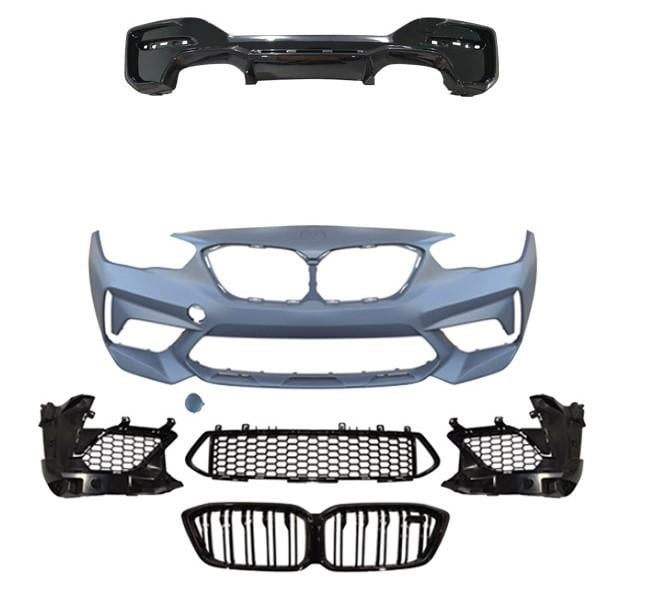 BODY KİT F20-LCI F21-LCI 2B2-ÇıKıŞ, PANJ-LU -///M2C (F87-LCI) STYLE- 2015-19