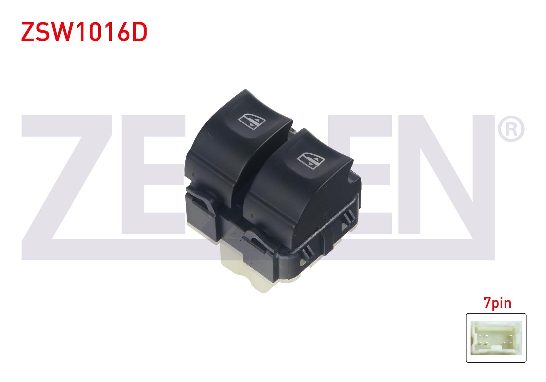 CAM ACMA ANAHTARI CIFTLI BEYAZ SOKETLI BEYAZ ISIK OTOMATIK KALDIRMA 7 PIN RENAULT CAPTUR - CLIO IV 2013-/KANGOO 1998-2008/SYMBOL II 2008-2012/DACIA LOGAN II -DOKKER-SANDERO-LODGY 2008-