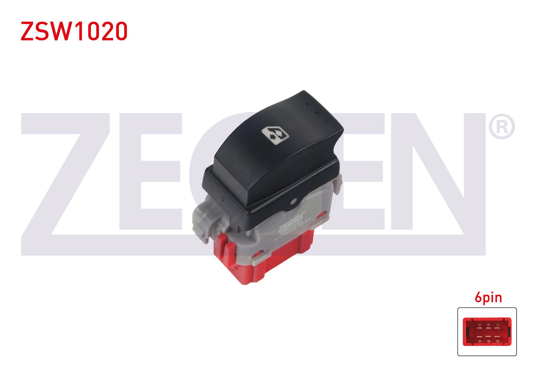 CAM ACMA ANAHTARI TEKLI KIRMIZI SOKETLI TURUNCU ISIK 6 PIN RENAULT MASTER II - MASTER III 1998-/ OPEL MOVANO A 2001-2010