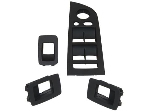 CAM DÜĞME ÇERÇEVESİ E90+LCI (SET); SİYAH