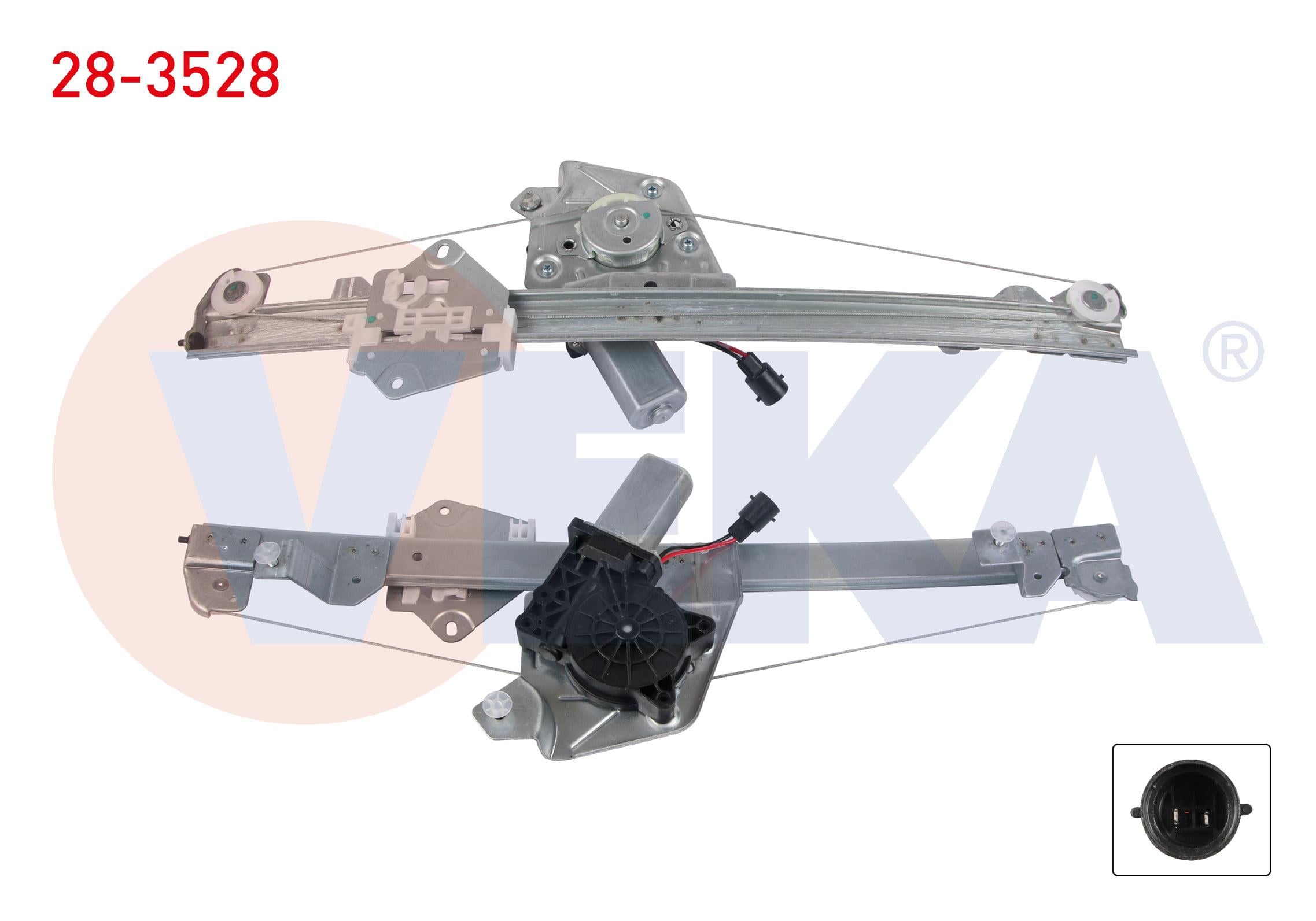CAM KRIKOSU ELEKTRIKLI MOTORLU SOL ON DACIA SANDERO 2008-2013 / DUSTER 2010-2018