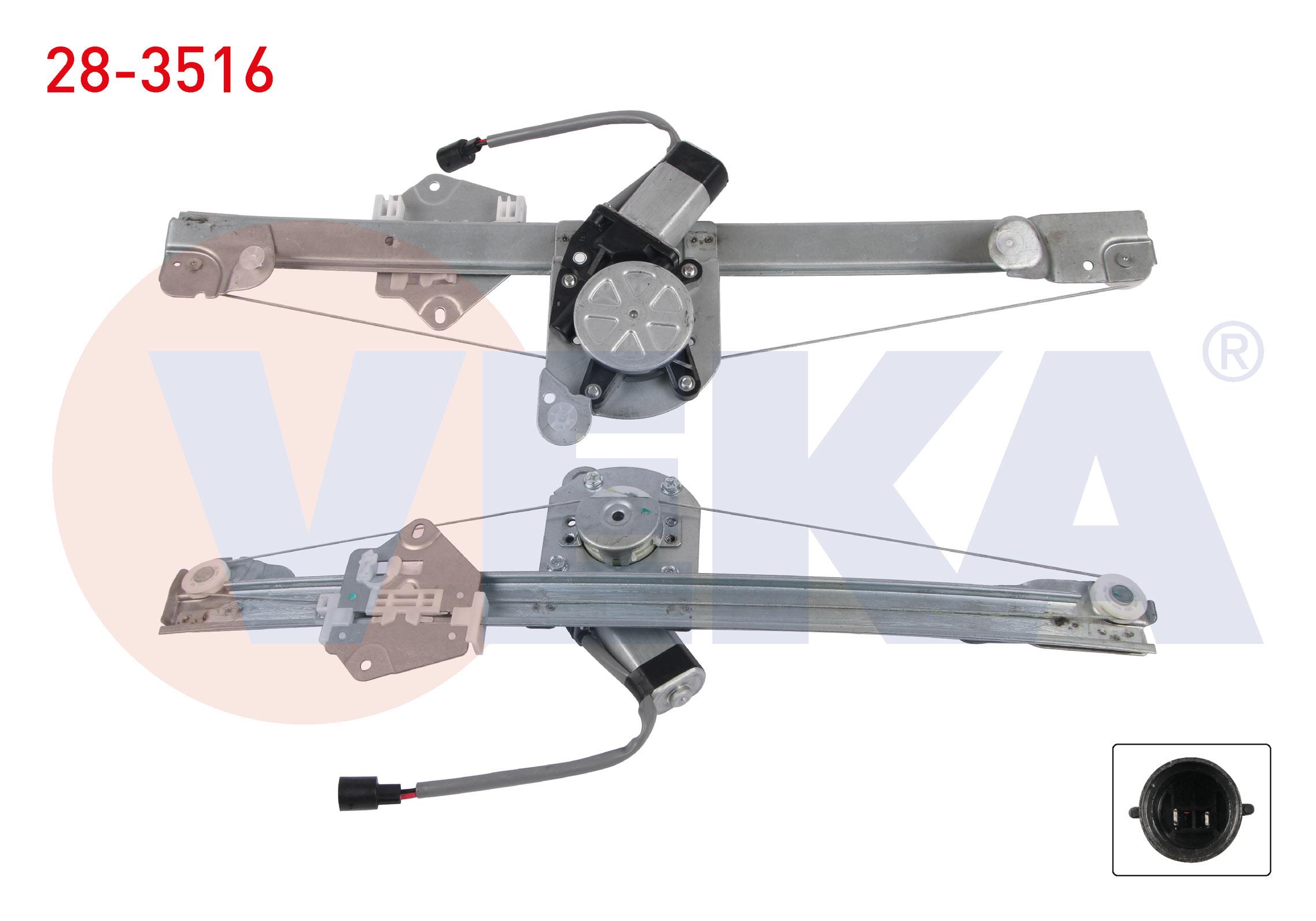 CAM KRIKOSU ELEKTRIKLI MOTORLU SOL ON DACIA LOGAN (LS) 1.5 DCI 2004-2012