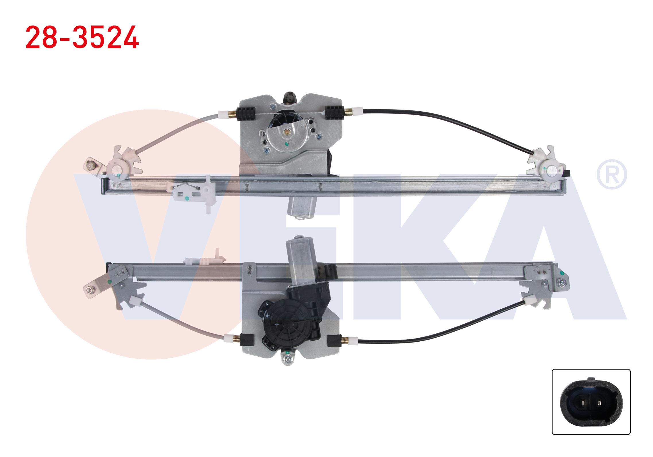 CAM KRIKOSU ELEKTRIKLI MOTORLU SOL ON RENAULT TRAFIC II (FL) 2001-2014