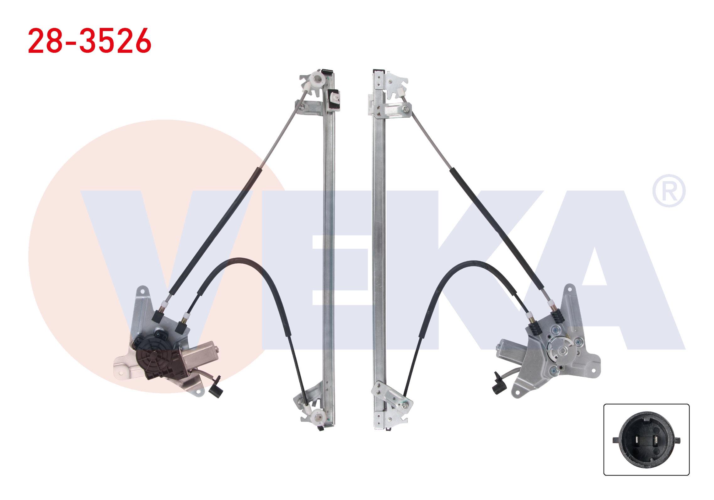 CAM KRIKOSU ELEKTRIKLI MOTORLU SOL ON RENAULT MASTER III (FV) 2010-