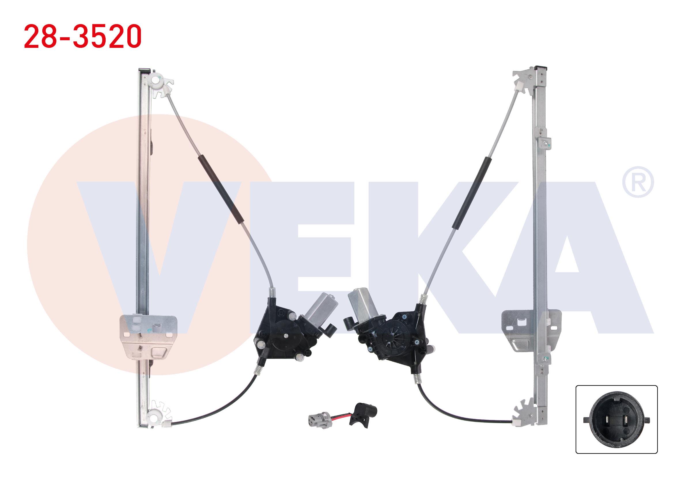 CAM KRIKOSU ELEKTRIKLI MOTORLU SOL ON RENAULT MASTER II 1998-2010 / OPEL MOVANO A 2001-2010