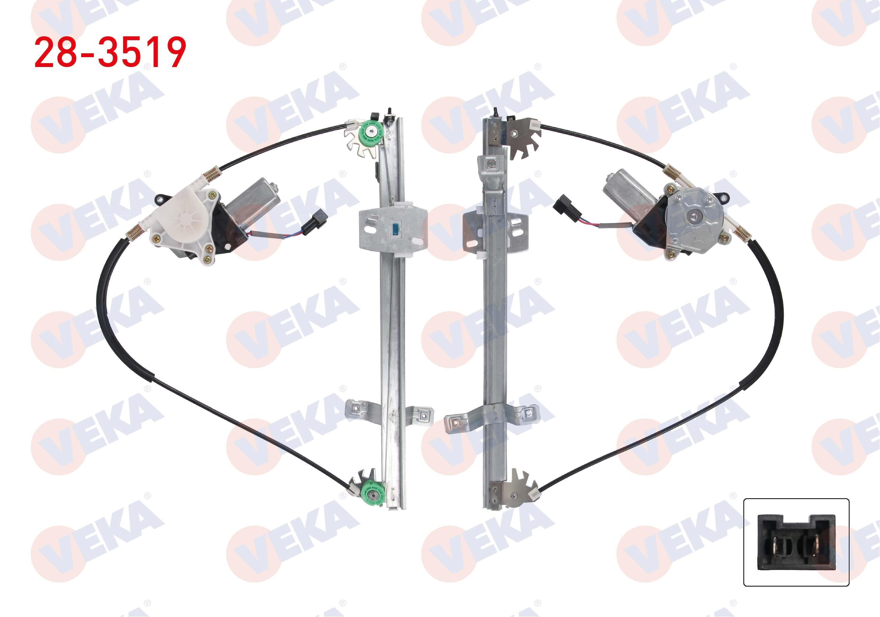 CAM KRIKOSU ELEKTRIKLI TELLI SAG ON RENAULT R9 1.4 - 1.6 1985-2000 / R11 FLASH 1.7 1987-1995