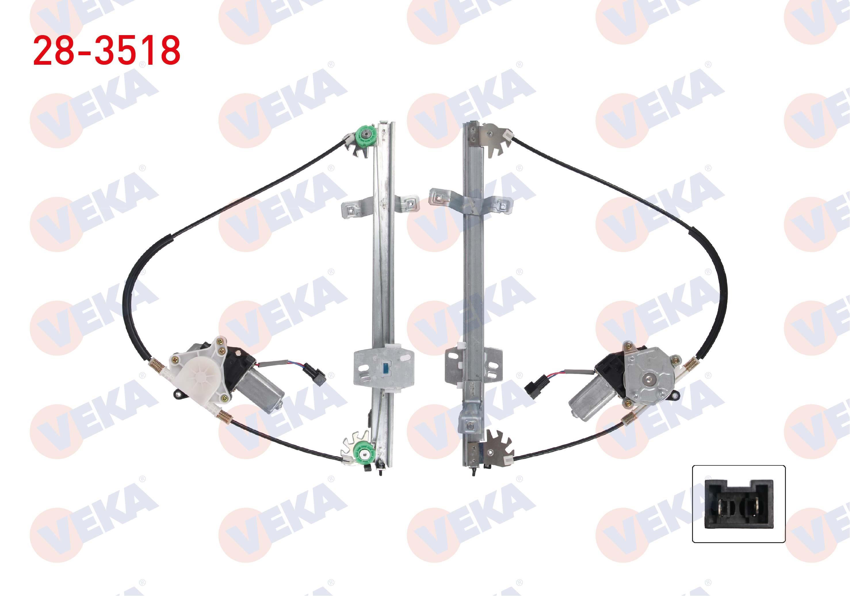 CAM KRIKOSU ELEKTRIKLI TELLI SOL ON RENAULT R9 1.4 - 1.6 1985-2000 / R11 FLASH 1.7 1987-1995