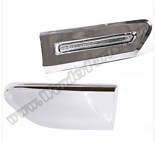 ÇAMURLUK SİNYALİ F01 SOL; (BEYAZ) KROM ÇERÇEVELİ 2008-12
