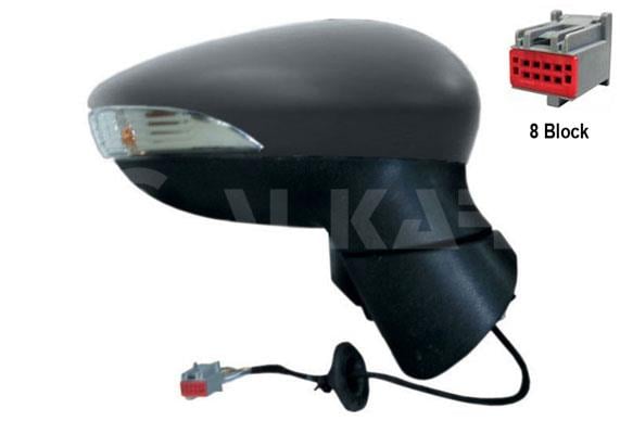 DIS DIKIZ AYNASI SAG ELEKTRIKLI ISITMALI ASTARLI SINYALLI 6 PIN FORD FIESTA VI 2008-2013