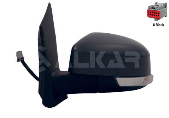 DIS DIKIZ AYNASI SOL ELEKTRIKLI ASFERIK ASTARLI SINYALLI 5 PIN FORD FOCUS II 2008-2011