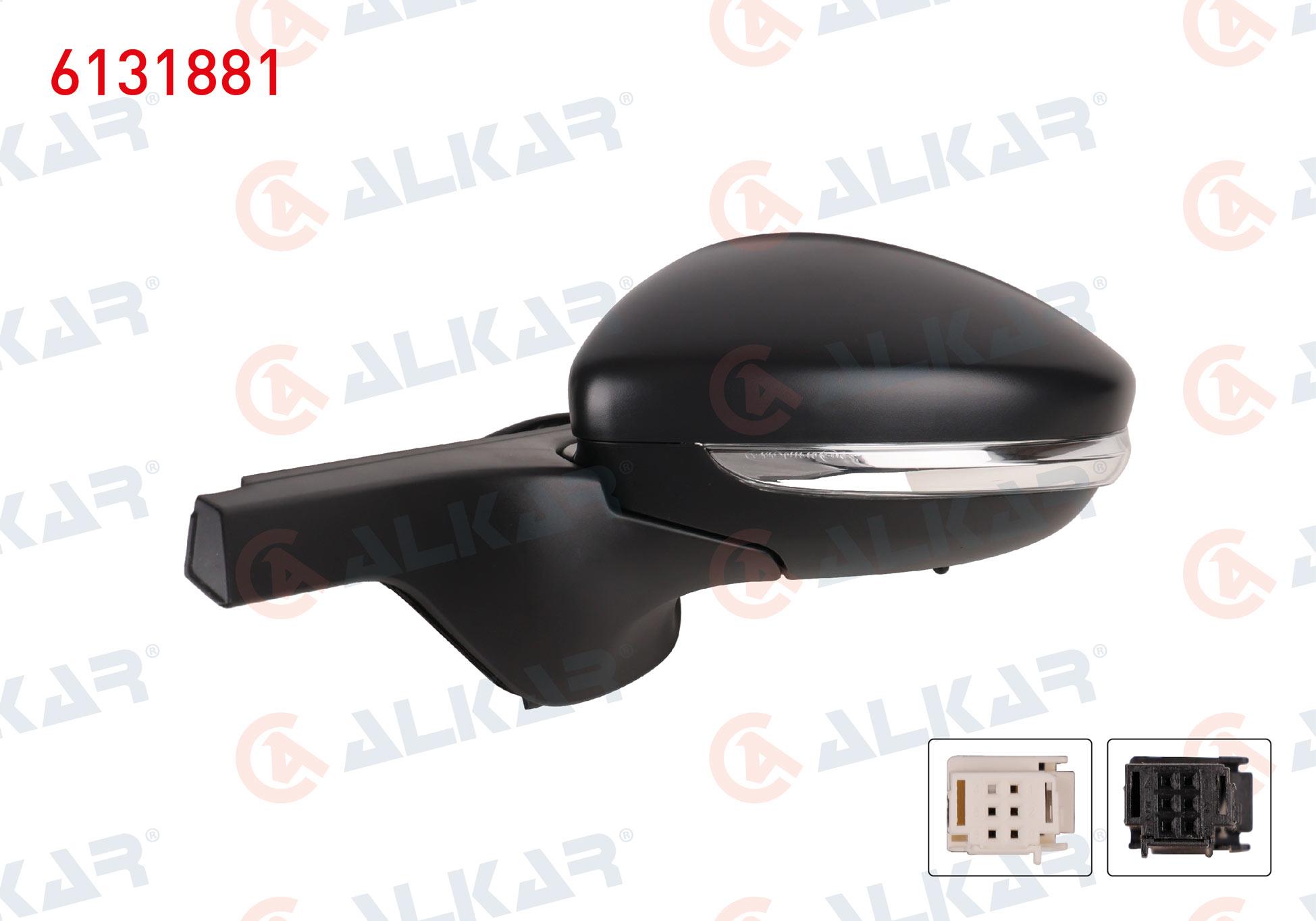 DIS DIKIZ AYNASI SOL ELEKTRIKLI ISITMALI OTOMATIK KATLANIR SINYALLI 8 PIN CITROEN C3 III 2016-