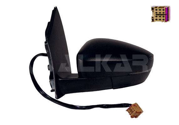 DIS DIKIZ AYNASI SOL ELEKTRIKLI ISITMALI SINYALLI 6 PIN DIKDORTGEN SOKET ASFERIK VOLKSWAGEN POLO (6R) 2009-