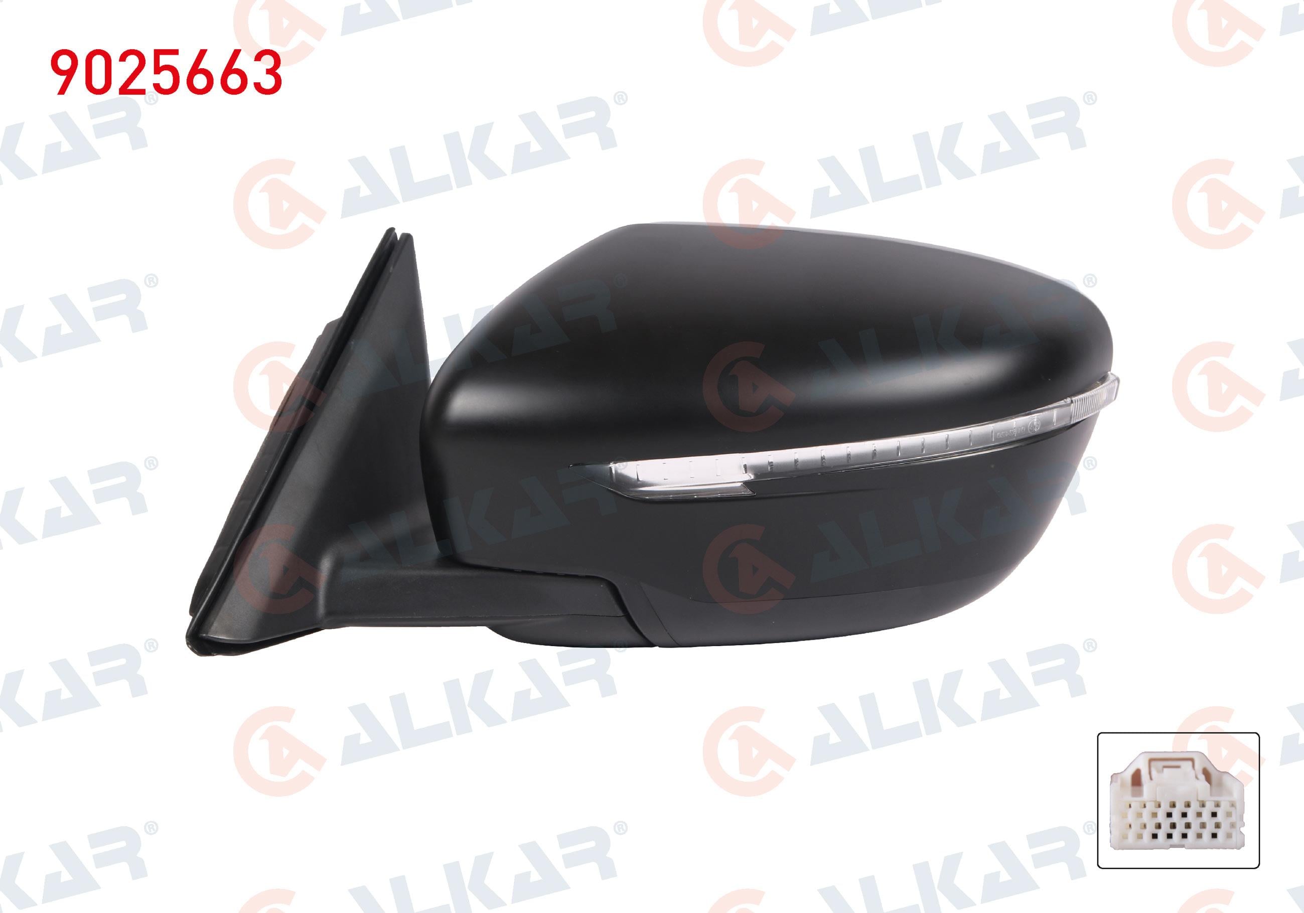 DIS DIKIZ AYNASI SOL ELEKTRIKLI ISITMALI ASTARLI SINYALLI 7 PIN NISSAN X-TRAIL 2014-