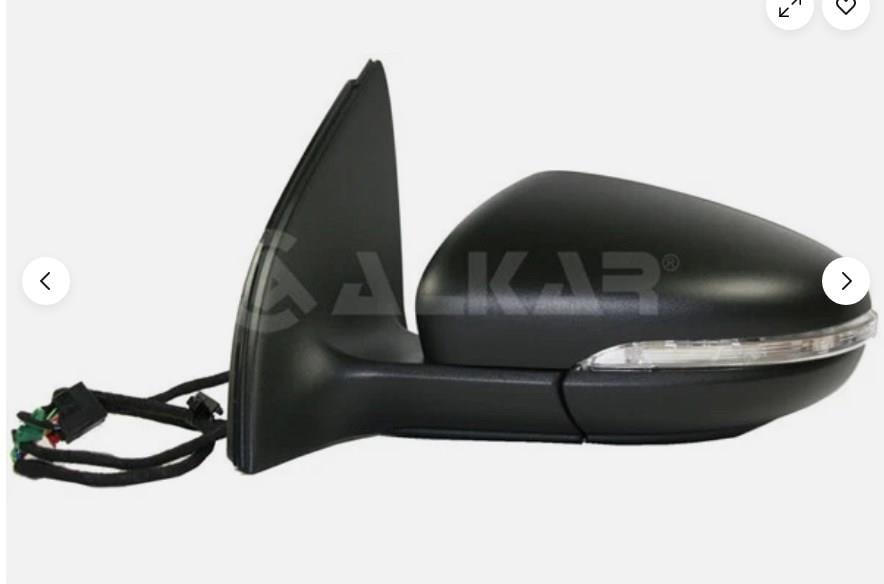 DIS DIKIZ AYNASI SOL ELEKTRIKLI ISITMALI SINYALLI 6 PIN ASFERIK VOLKSWAGEN GOLF VI (AJ5) 2009-2012