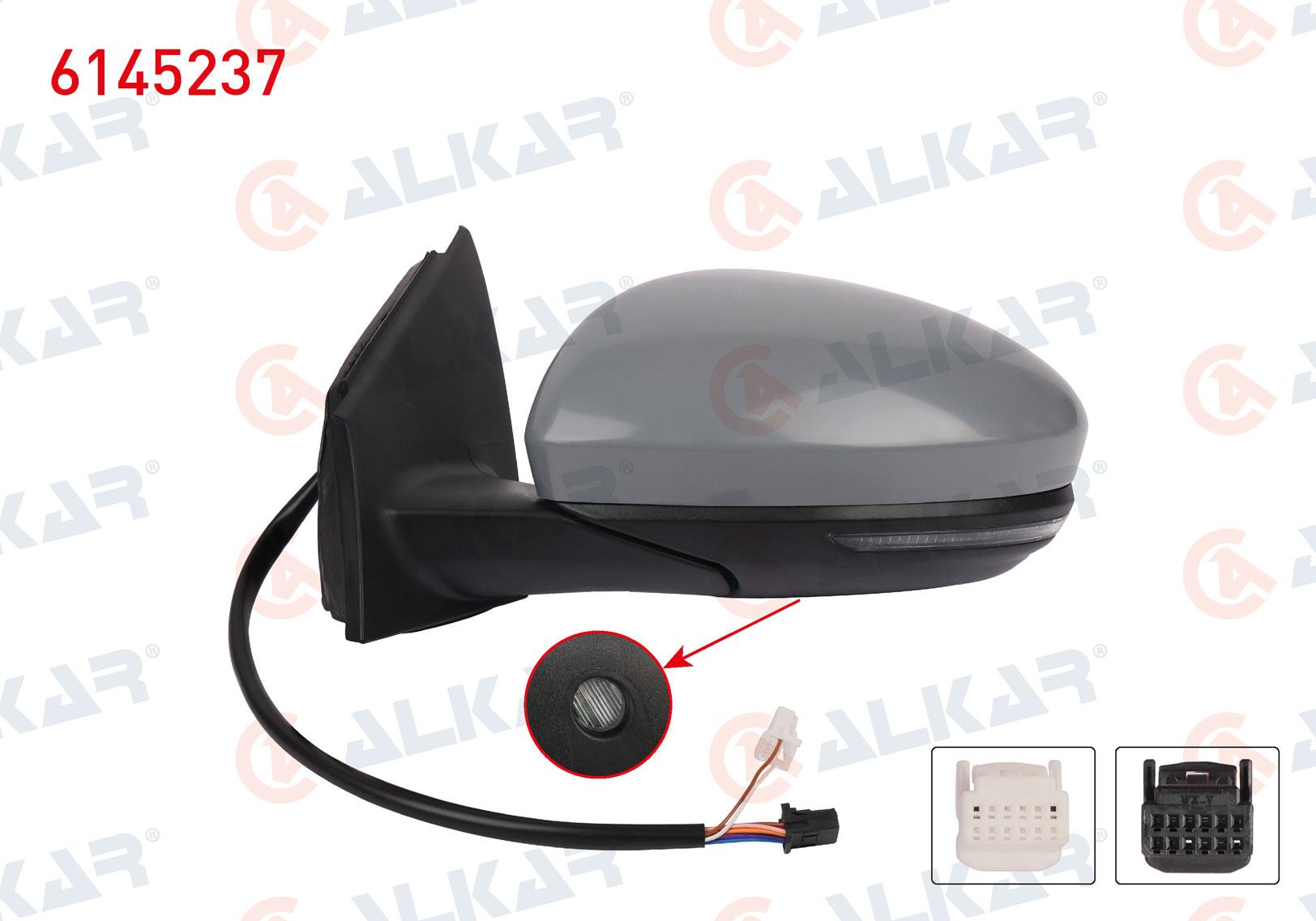 DIS DIKIZ AYNASI SOL ELEKTRIKLI ISITMALI ASTARLI OTOMATIK KATLANIR SINYALLI 11 PIN ALT AYDINLATMA RENAULT MEGANE IV 2015-