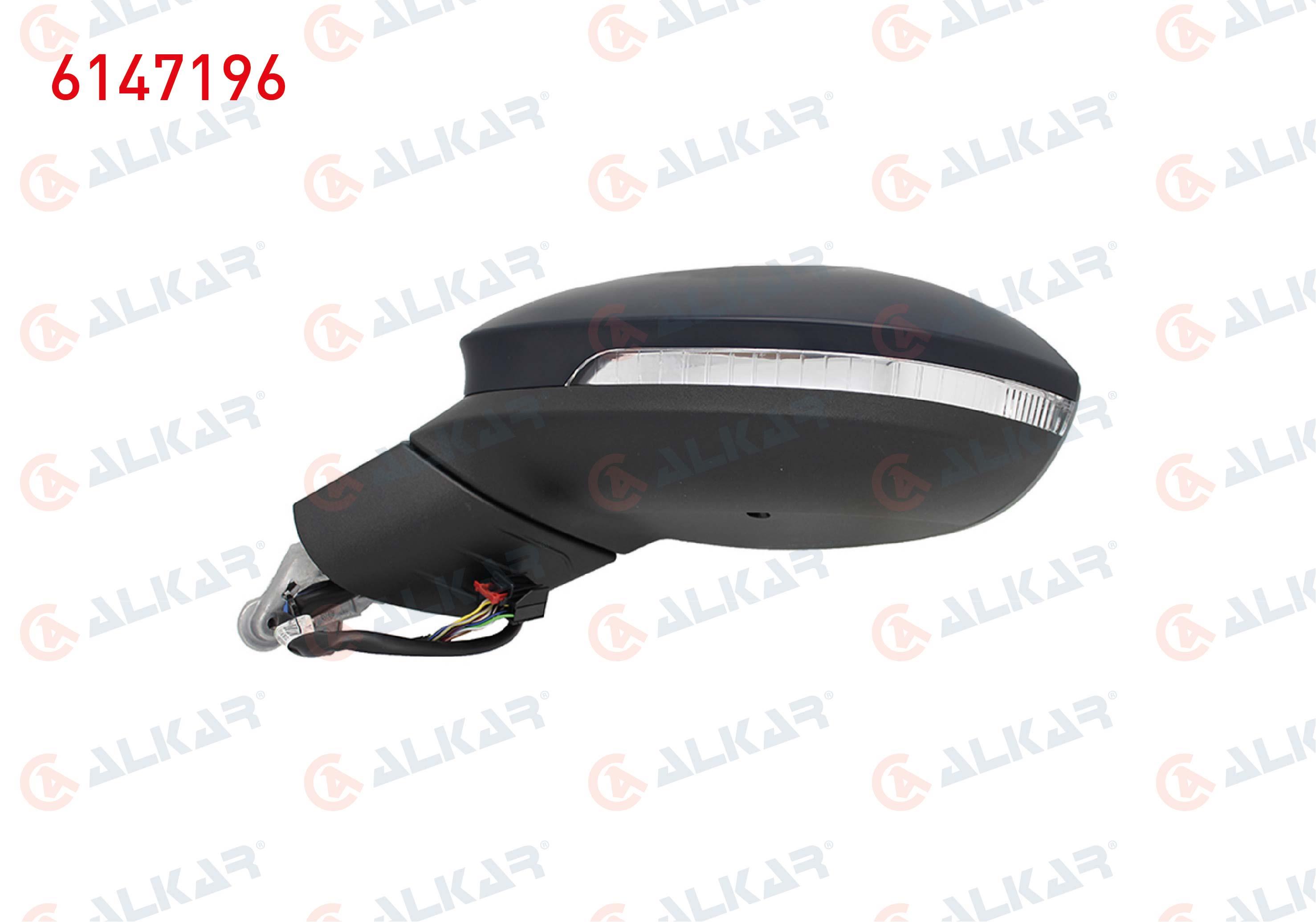 DIS DIKIZ AYNASI SOL ELEKTRIKLI ISITMALI ASFERIK ASTARLI OTOMATIK KATLANIR SINYALLI ALT AYDINLATMALI HAFIZALI KOR NOKTALI 16 PIN VOLKSWAGEN GOLF VIII 2019-