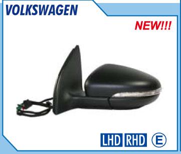 DIŞ DİKİZ AYNASI SOL ISITMALI SİNYALLİ GOLF 6 2008 ->