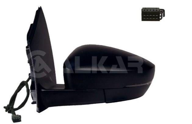 DIS DIKIZ AYNASI SOL MEKANIK ASFERIK SINYALLI DIKDORTGEN SOKETLI 2 PIN VOLKSWAGEN POLO (6R1, 6C1) 2010-