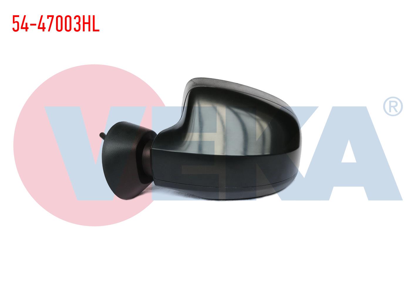 DIS DIKIZ AYNASI SOL MEKANIK YUVARLAK AYAK DACIA LOGAN II 2008-2012 / DUSTER 2012-2018
