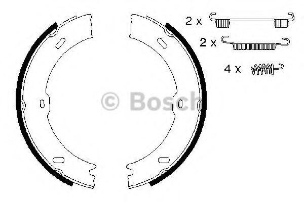 EL FREN BALATASI AKSESUARLI  SPRINTER 3,5T -906-907- 315 CDI CRAFTER 180X25 mm 2006-2009/ 5T (906) 515 CDI 2006-2009/CRAFTER 30-35 (2E) 2.5 TDI 20