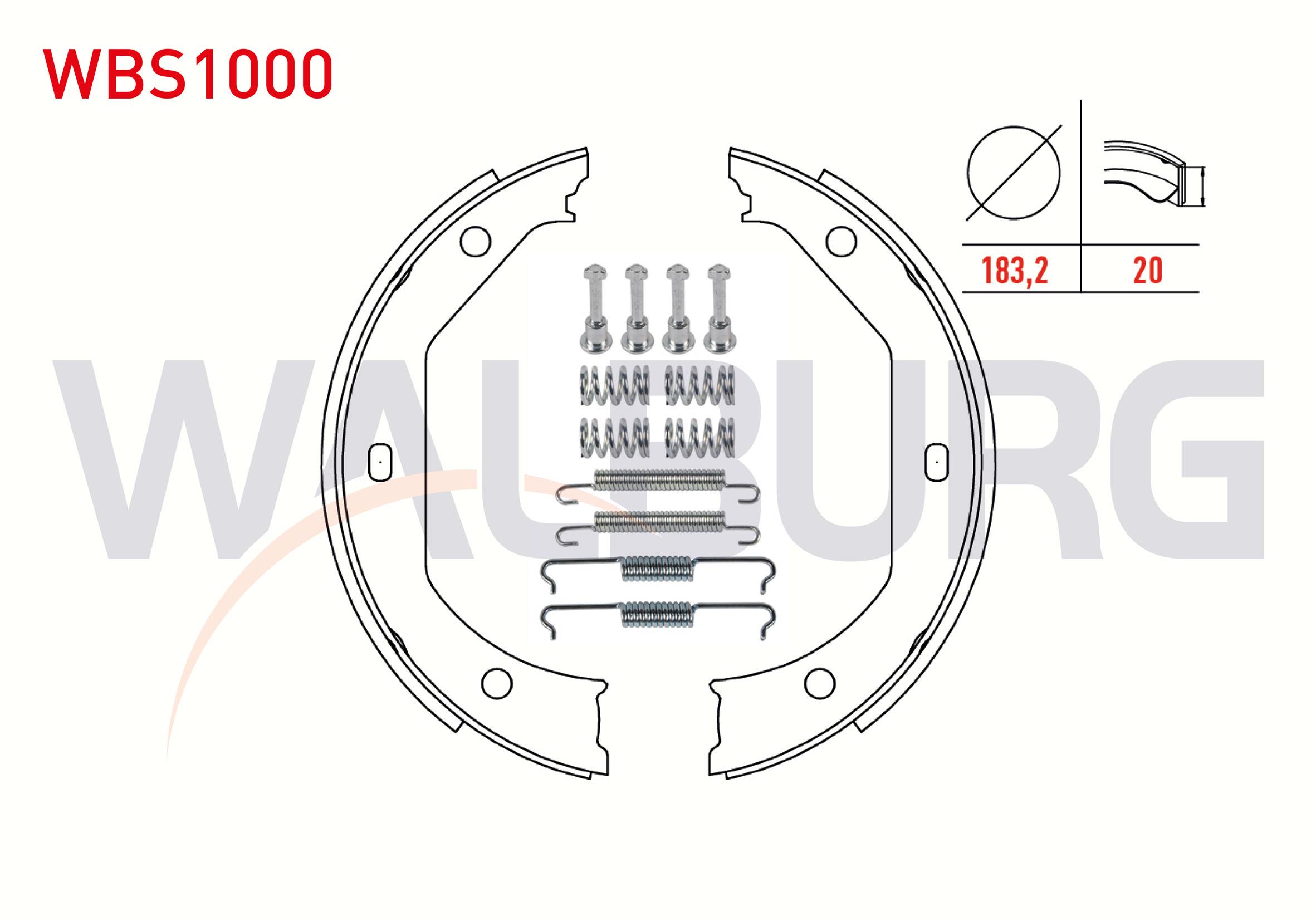 EL FREN BALATASI AKSESUARLI BMW 1 SERISI 123 D 183,2X20 mm 2004-2012/3 SERISI 320 i 2005-2011/3 SERISI 320 D 2005-2011/3 SERISI 320 D 1998-2005/5 SERISI 520 D 1995-2003