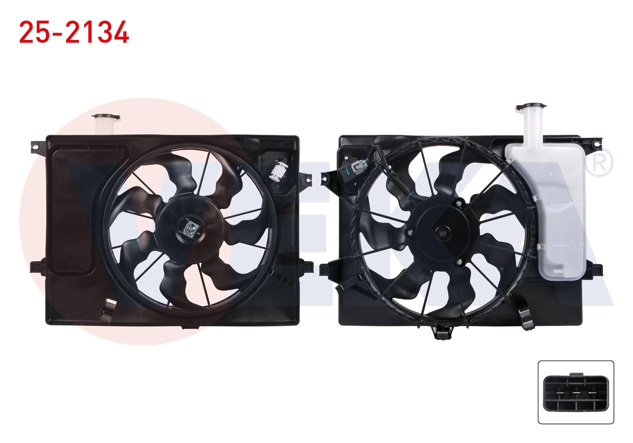 FAN MOTORU DAVLUMBAZLI BIDONLU HYUNDAI ELANTRA V 1.6 2011-2015 / I30 (GD) 1.6 2012-2016 / KIA CEED 1.4 CVVT -1.6 CRDI 2012-/ KIA PRO CEED 1.4 CVVT - 1