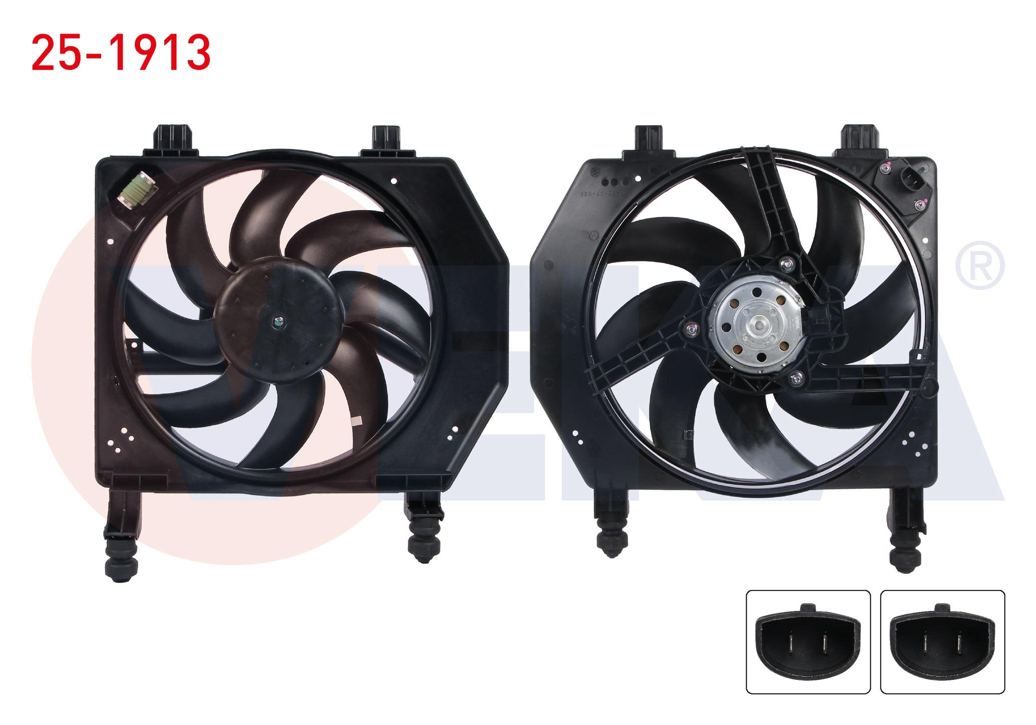 FAN MOTORU DAVLUMBAZLI FORD FIESTA IV 1.25 I 16V - 1.3i - 1.4i 16v - 1.6i 16v - 1.8 D 1995-2002/ COURIER 1.8 D 1999-2002