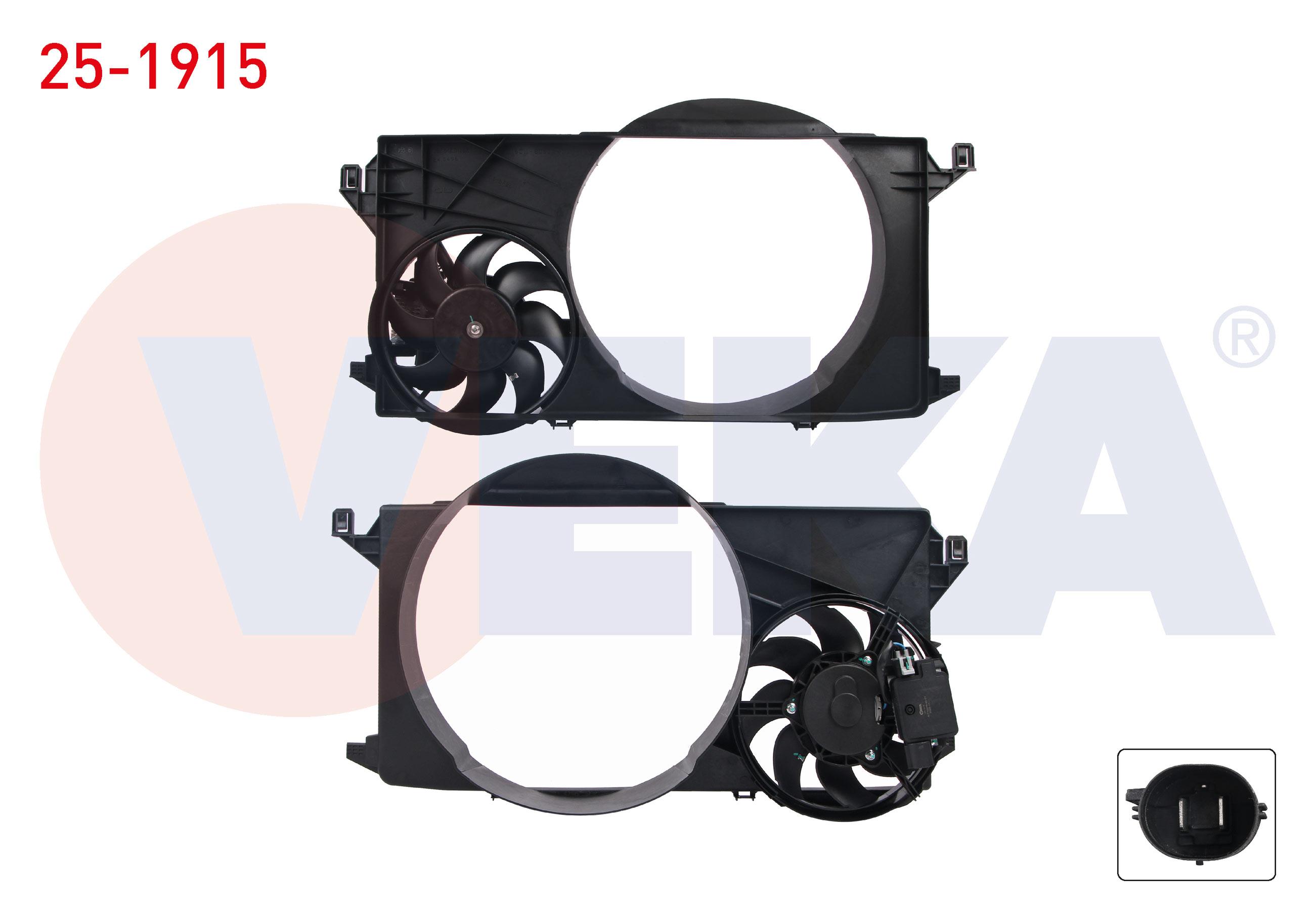 FAN MOTORU DAVLUMBAZLI KONTROL UNITELI FORD TRANSIT 2.2 TDCI - 2.4 TDCI 2011-2014