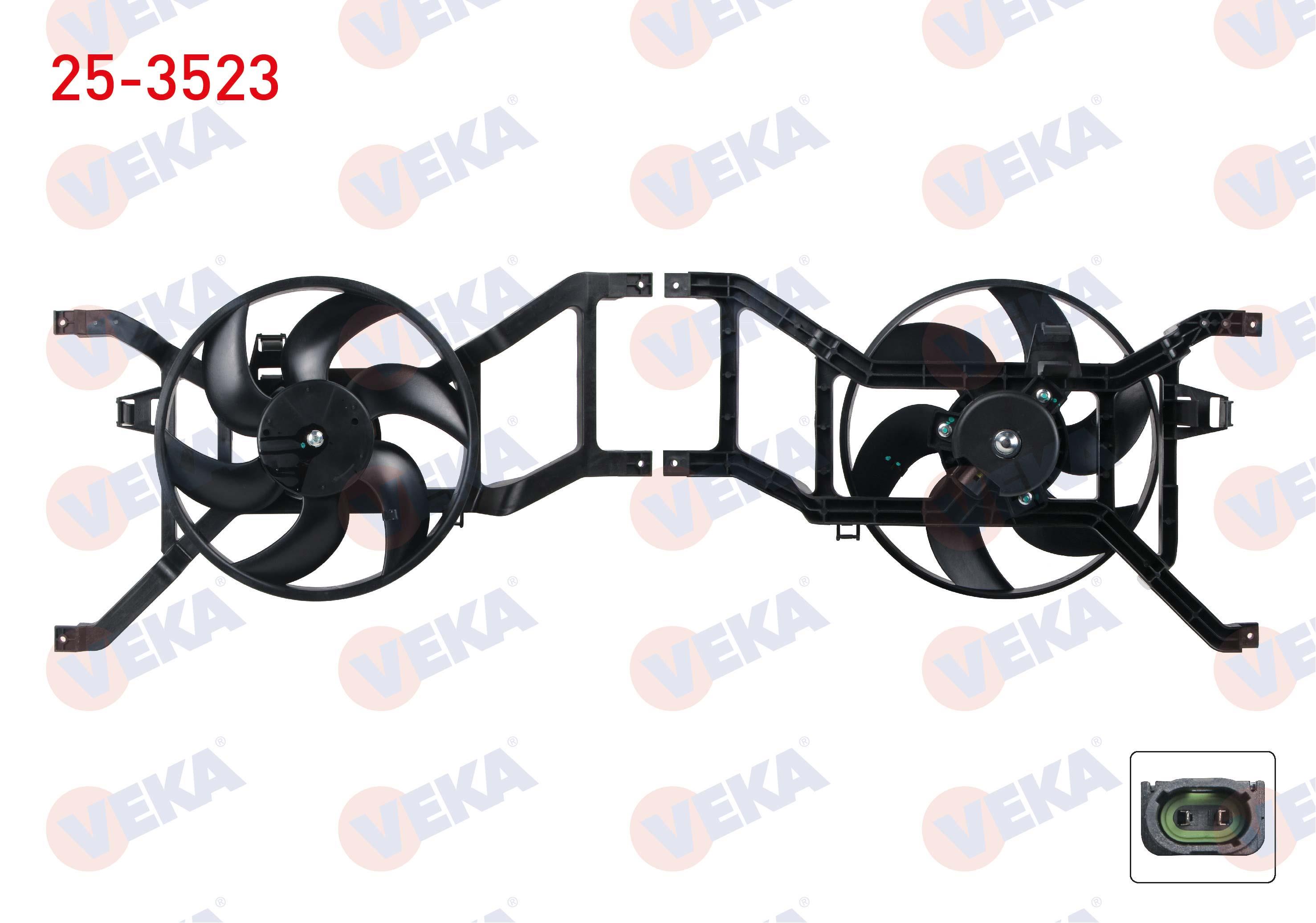 FAN MOTORU DAVLUMBAZLI TEK FANLI DACIA LOGAN 1.2i - 1.4i -1.6i - 1.5 DCI 2004 / SANDERO 1.2i - 1.4i -1.6i - 1.5 DCI  2008-2013